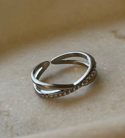 Anello Intreccio Diamond