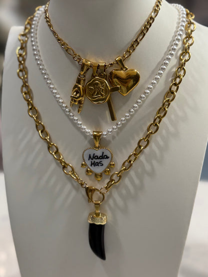 Collier corno chain