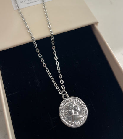 Collana Medaglia Silver