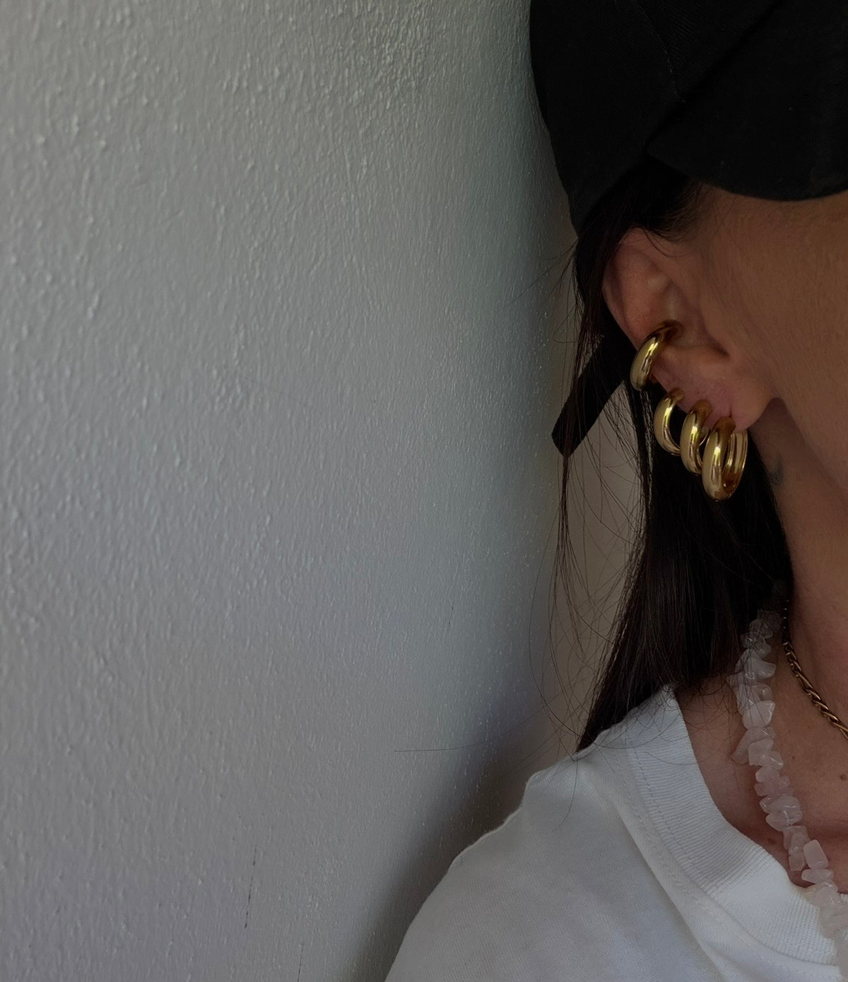 CHUNKY mini  Hoops Gold