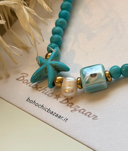 Cavigliera Turquoise