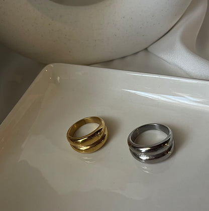 Anello Double Bold