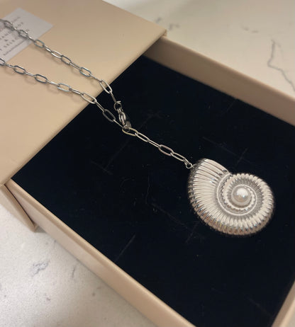 Collana Y Conchiglia Baguette