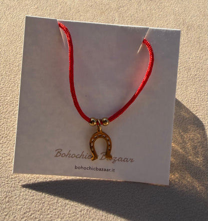 Braccialetto filo rosso