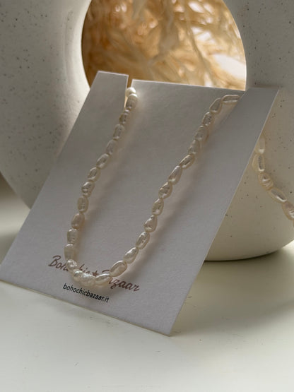 Collana Perle Chicchi di riso