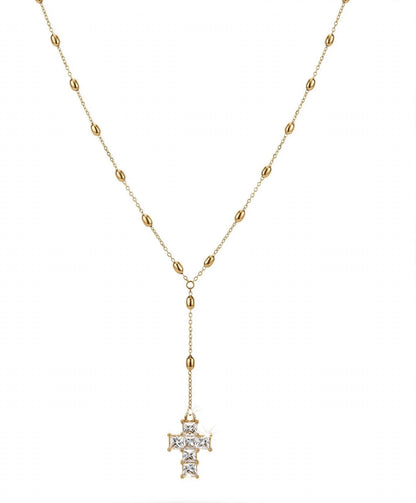 Pepita Diamond Cross necklace
