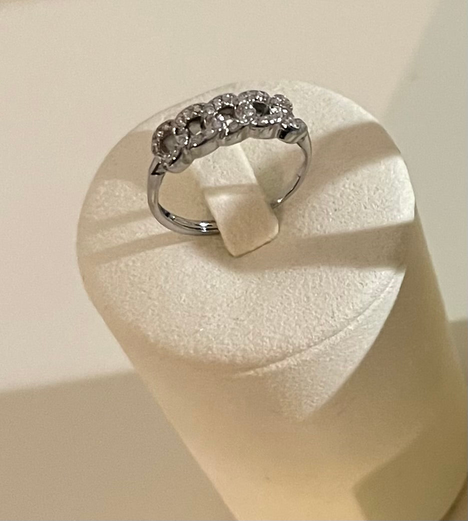 Anello Grumetta zirconata