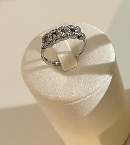Anello Grumetta zirconata