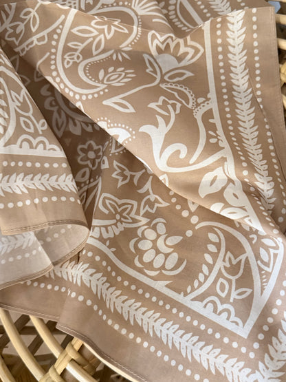 Foulard  Garden sable