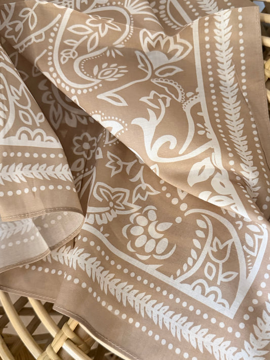 Foulard  Garden sable