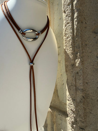 COUNTRY CHIC CHOKER SUEDE