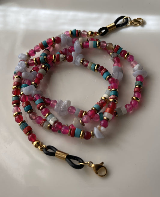 Catenella occhiali Fucsia