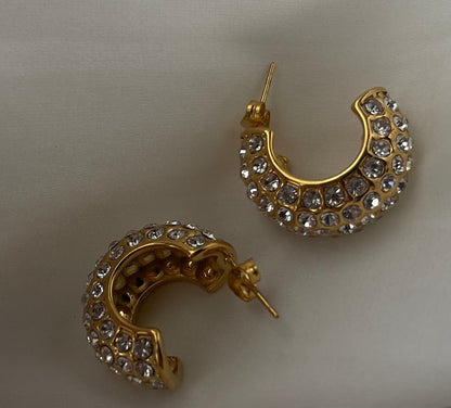 Bomb Diamond Hoops