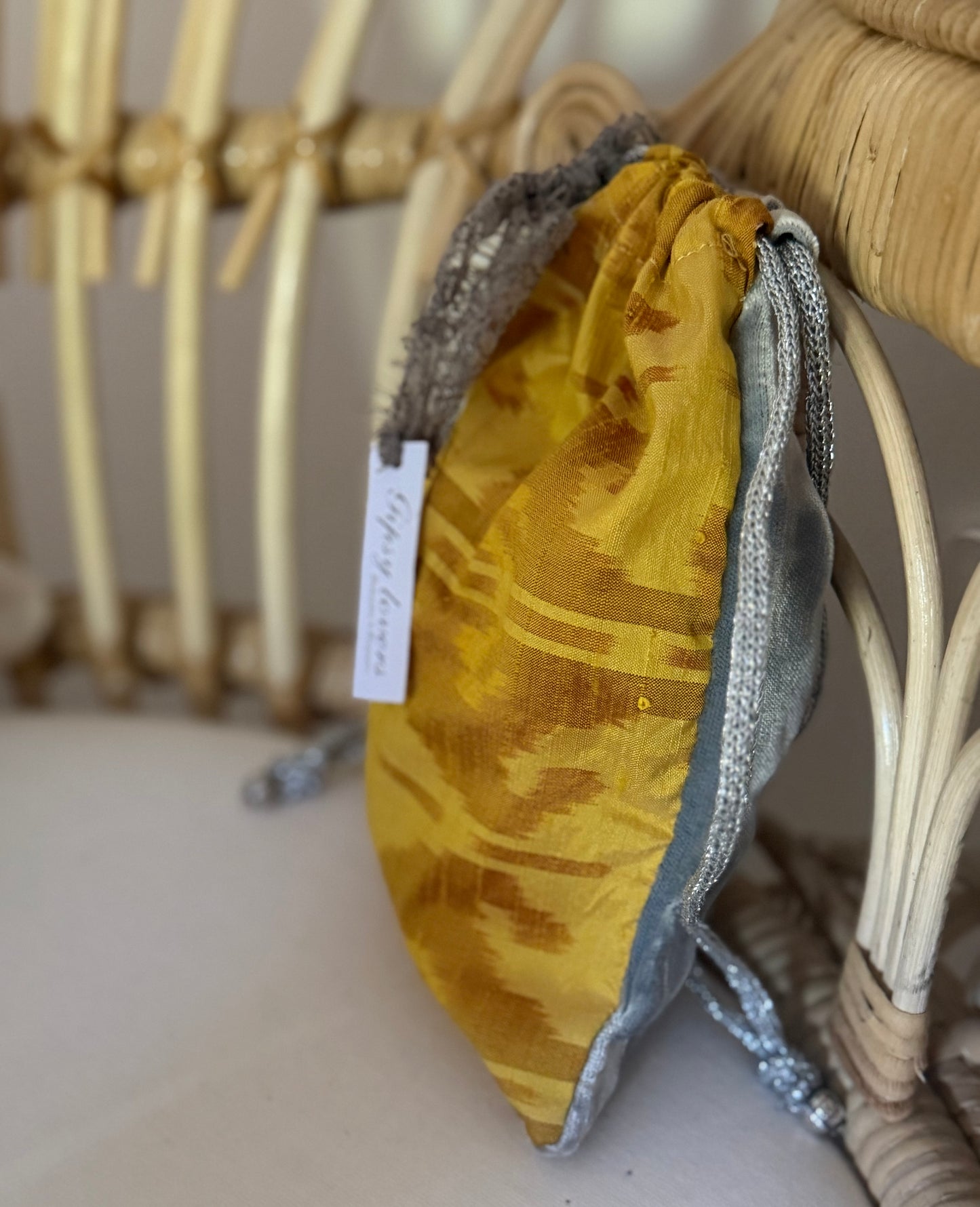 BATIK Giallo/ Celeste