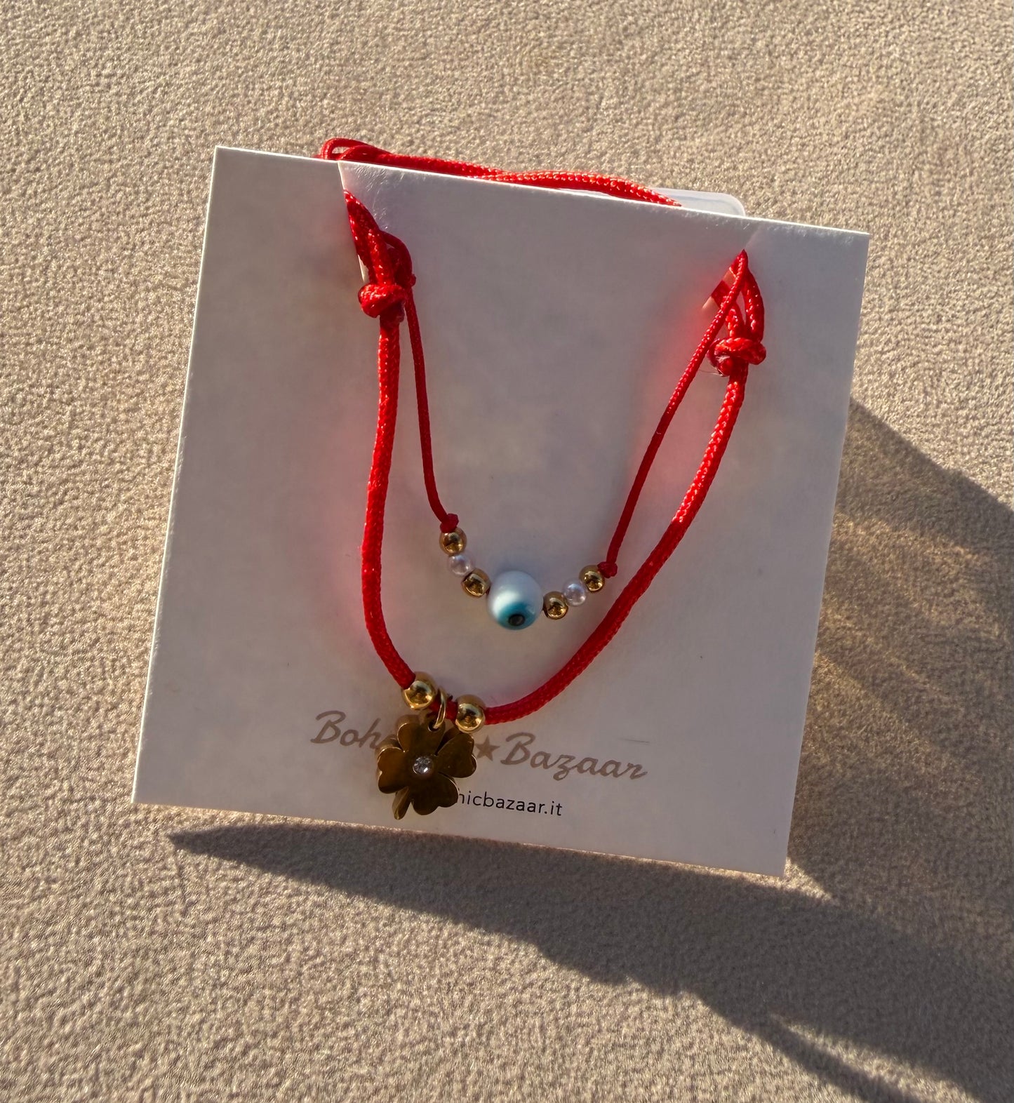 Braccialetto filo rosso