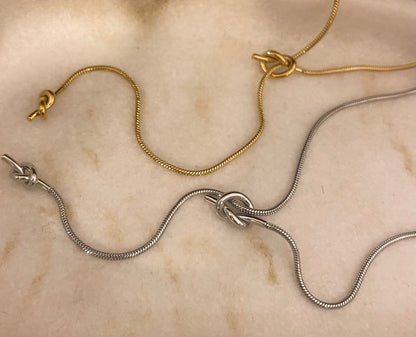 Collana Tubolare nodo Y