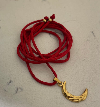 Choker cordino Rosso