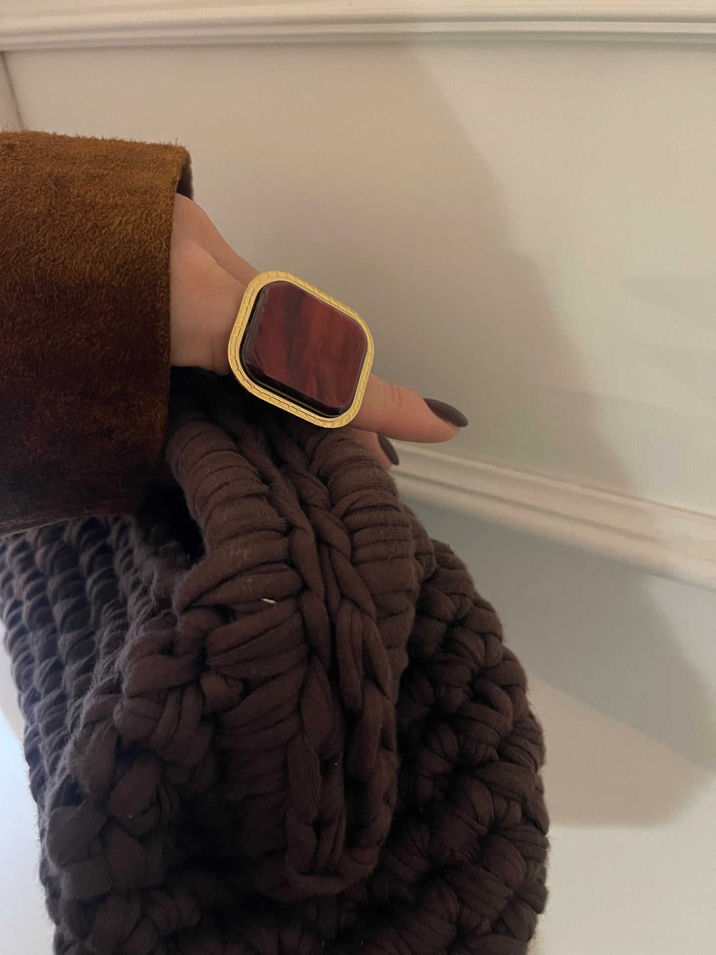 Anello Choco  Burgundy