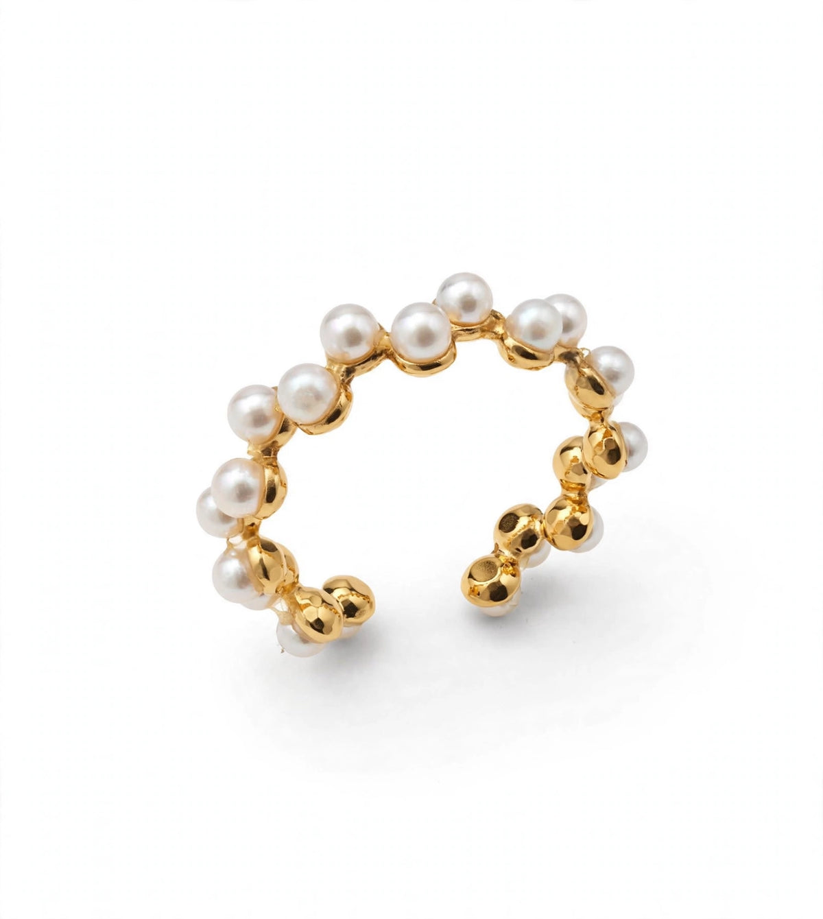 Anello perle girotondo