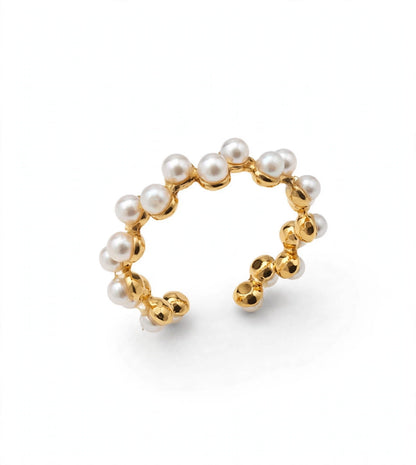 Anello perle girotondo