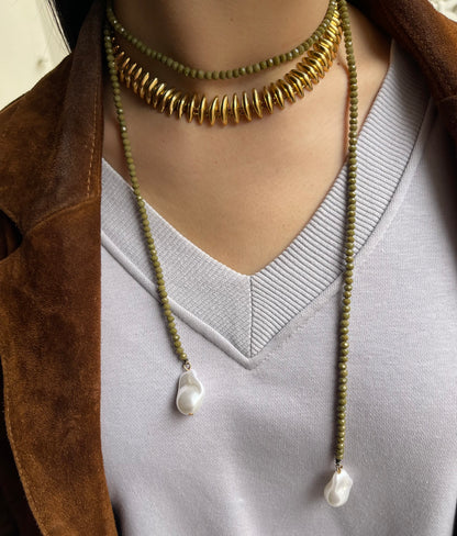 Crystal  Pearl Pendal