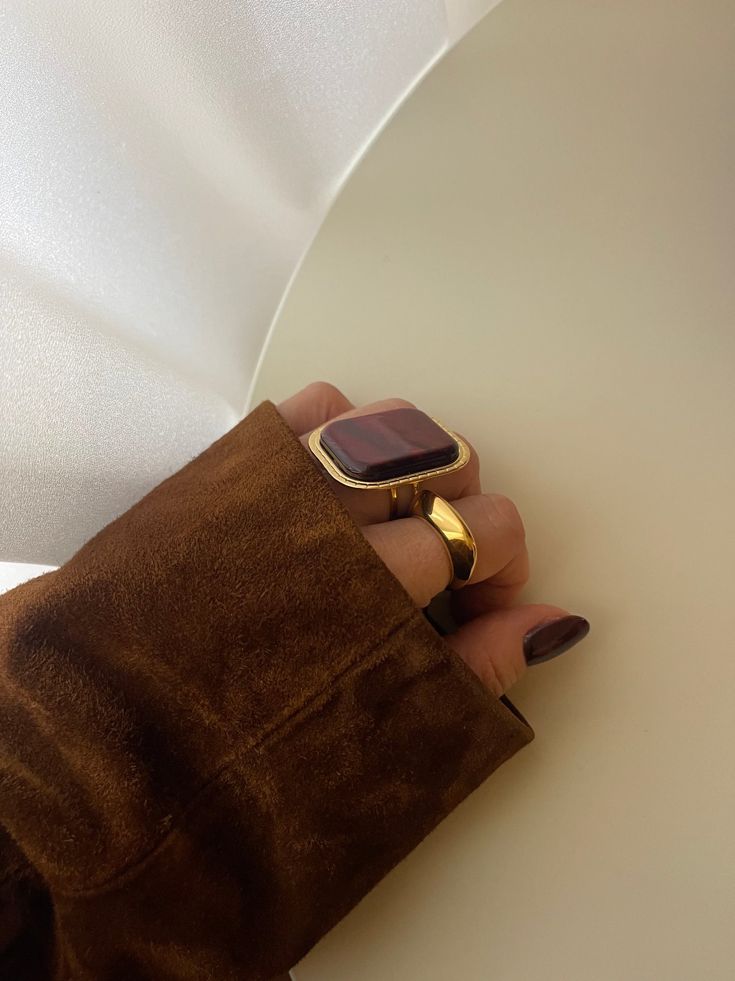 Anello Choco  Burgundy