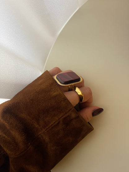 Anello Choco  Burgundy