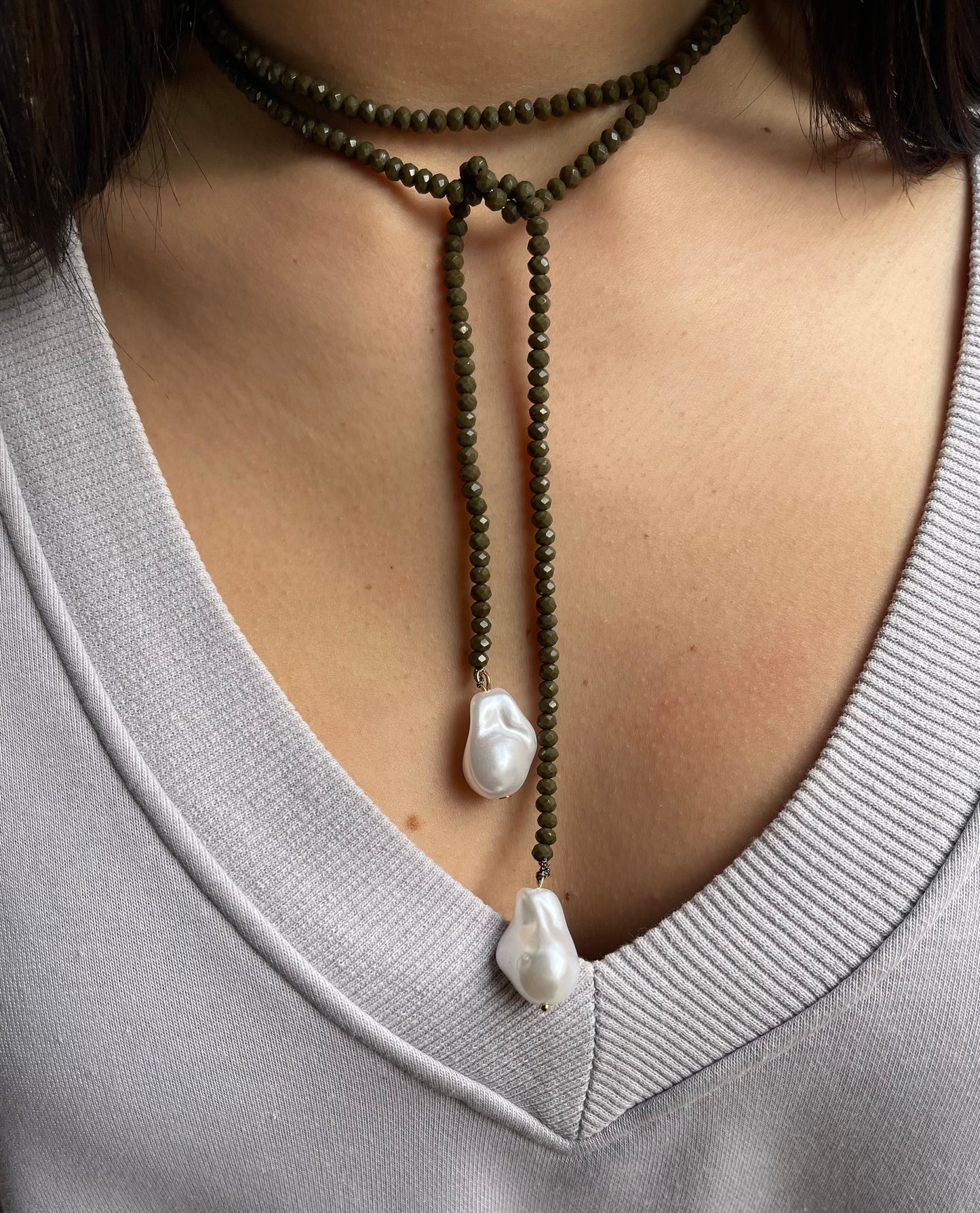 Crystal  Pearl Pendal