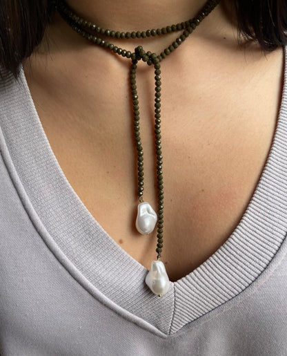 Crystal  Pearl Pendal