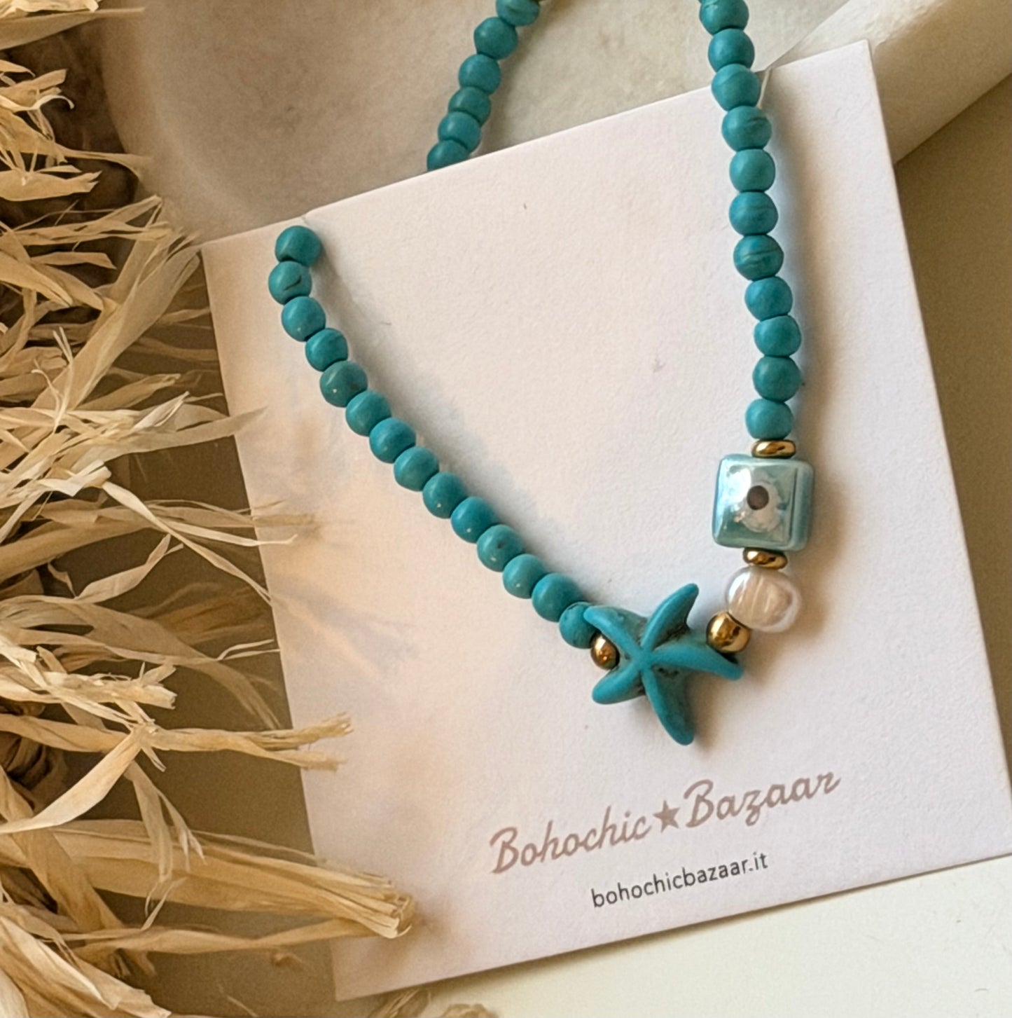Cavigliera Turquoise