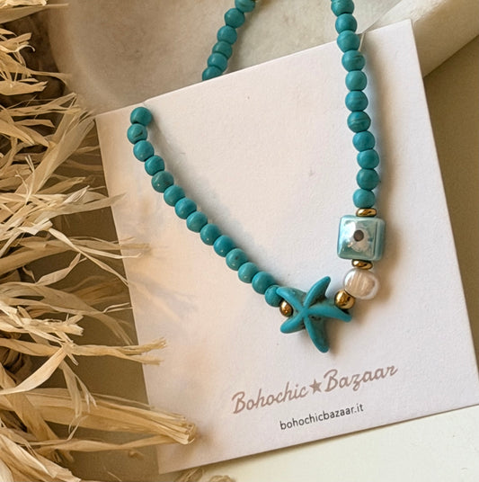 Cavigliera Turquoise