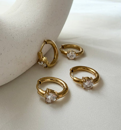 Mini Hoops punto Luce Gold
