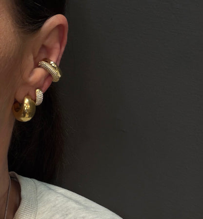 Earcuff Bold Zircon stones