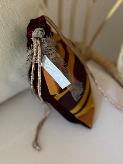 BATIK Ocra/Burgundy