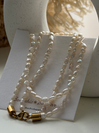 Collana Perle Chicchi di riso