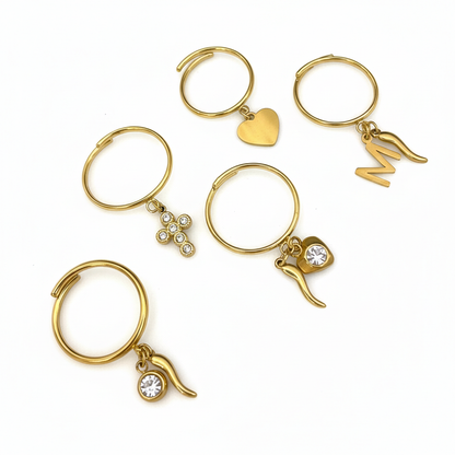 Anellini Gold Charms
