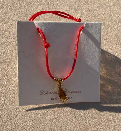 Braccialetto filo rosso