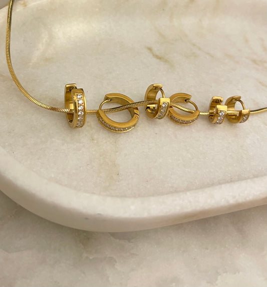Mini Hoops Zirconati