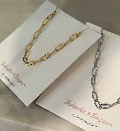 Bracciale Baguettina ovale