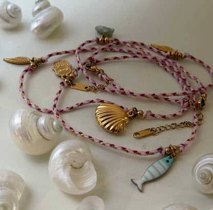 Collana BOHO GIPSY Rosa