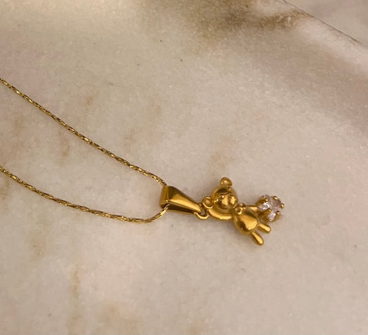 Collana Orsetto punto luce