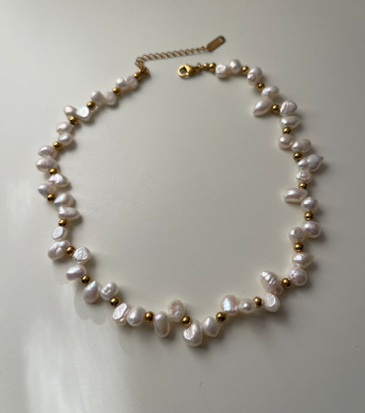 Perle soffiate sfere gold