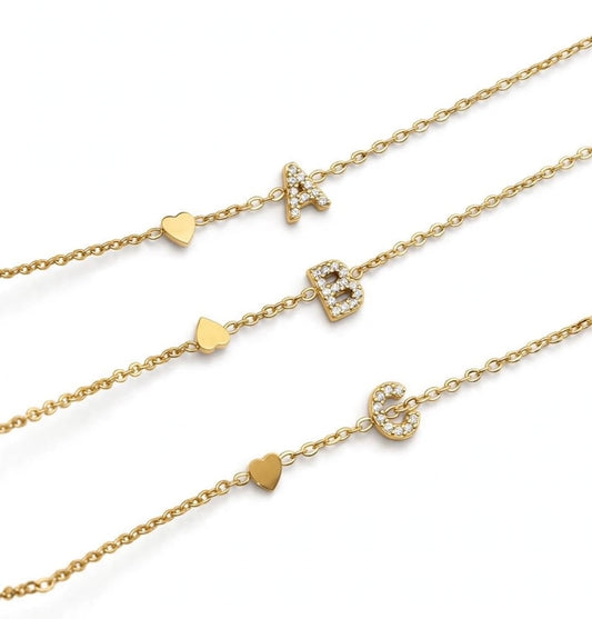 Braccialetto iniziale Gold