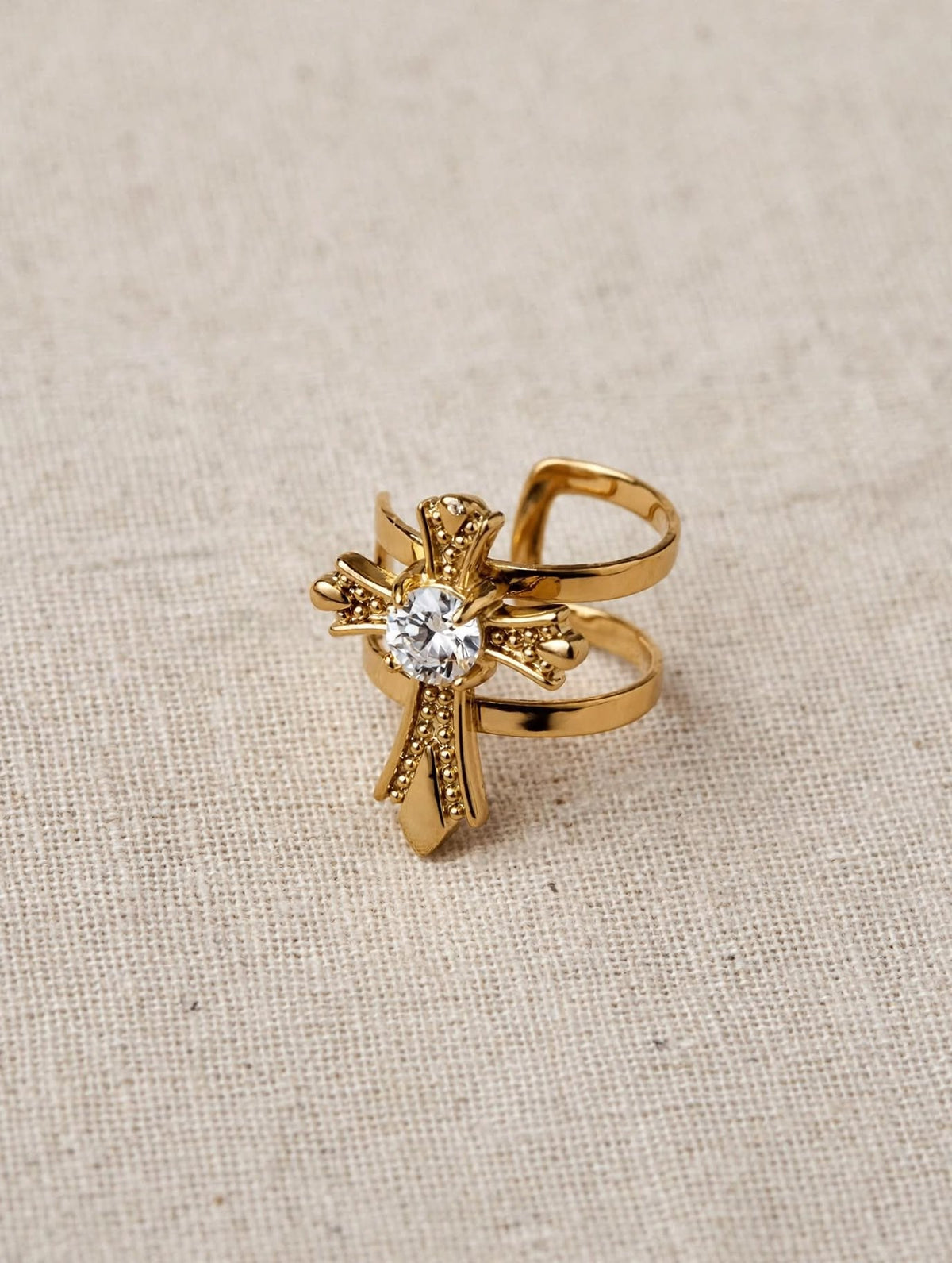 Earcuff croce barocca
