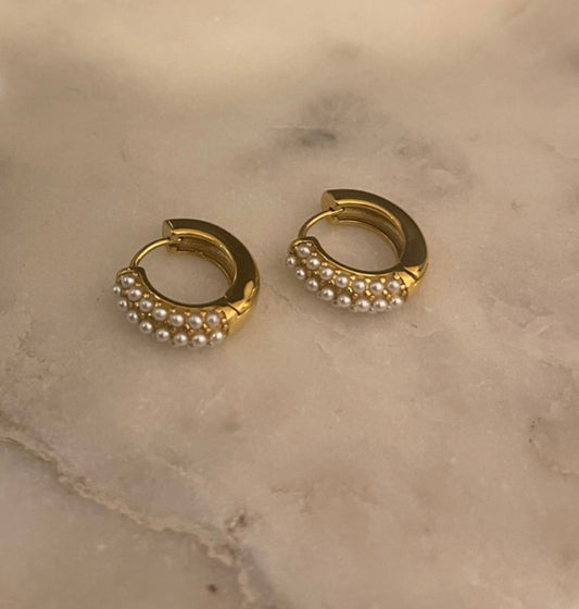 Chunky perle Hoops