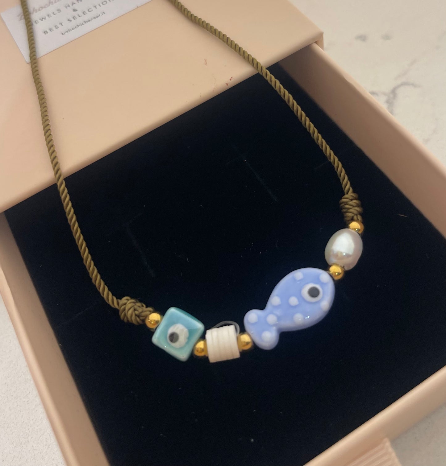 Collana Summerfish Olio