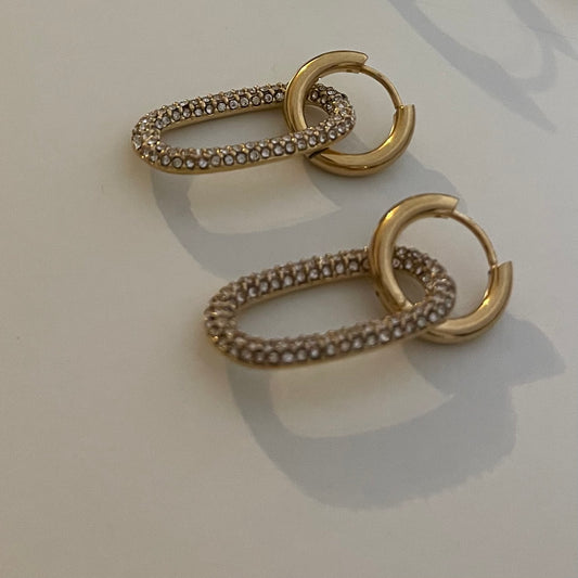 Ovale Zirconato MiniHoops
