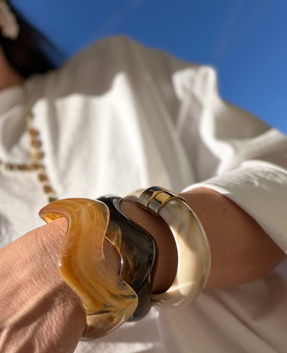 Browny Bangle Waves