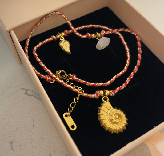 BohoChic Necklace Corallo