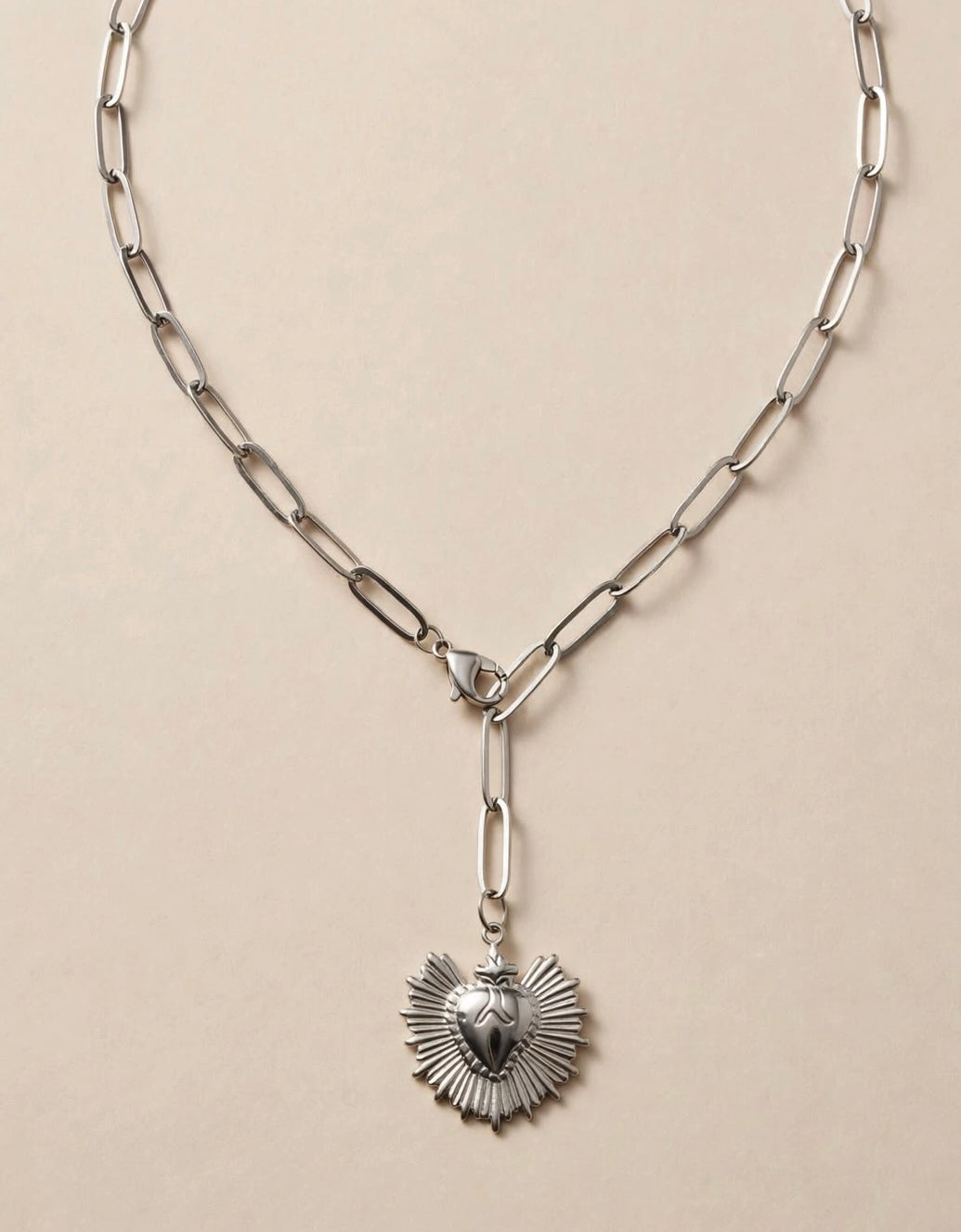 Baguette cuore sacro raggera